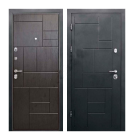 Дверь в квартиру с отделкой МДФ DMDF-16